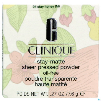 Clinique stay matte pressed powder stay honey 7,6g