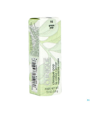 Clinique pop lip colourr+primgrape pop 3,9g