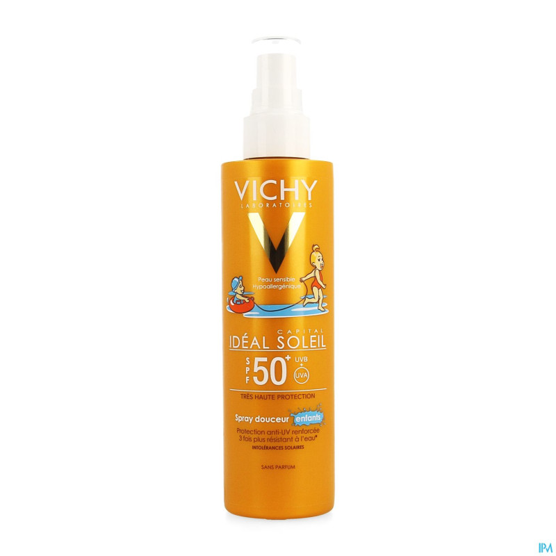 Vichy ideal soleil ip50+ a/sable enfant spray200ml