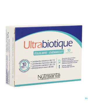 Ultrabiotique equilibre 10j caps 10