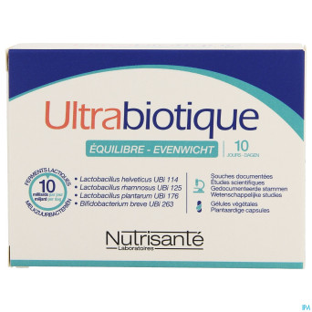 Ultrabiotique equilibre 10j caps 10