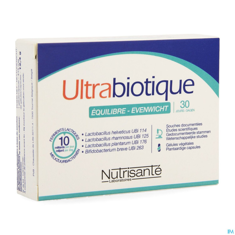 Ultrabiotique equilibre 30j caps 30