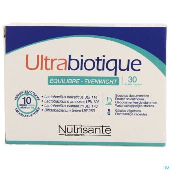 Ultrabiotique equilibre 30j caps 30