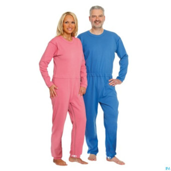 Suprima 4688 salopette ferm. eclair bleu  m