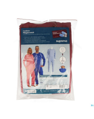 Suprima 4688 salopette ferm. eclair homard  s