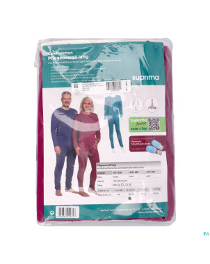 Suprima 4701 salopette ferm. dos+jambe erika  m