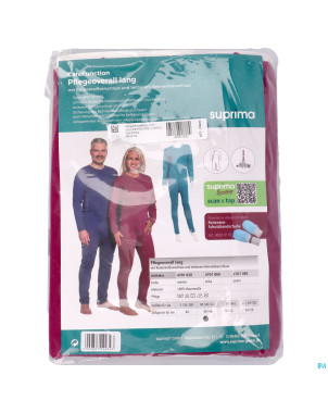 Suprima 4701 salopette ferm. dos+jambe erika  m