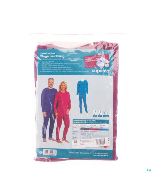 Suprima 4701 salopette ferm. dos+jambe erika xl