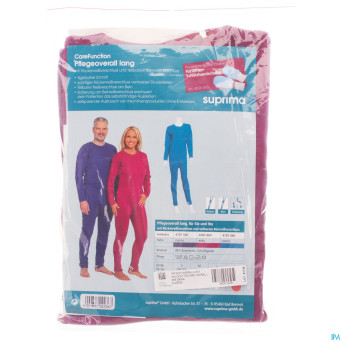 Suprima 4701 salopette ferm. dos+jambe erika xl