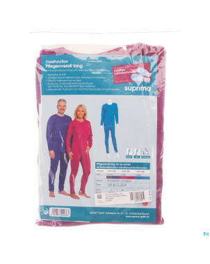 Suprima 4701 salopette ferm. dos+jambe erika xl