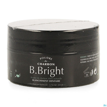 B. bright pdr charbon blanchiment dentaire 50g
