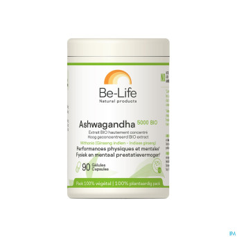 Ashwagandha 5000 bio be life caps 90