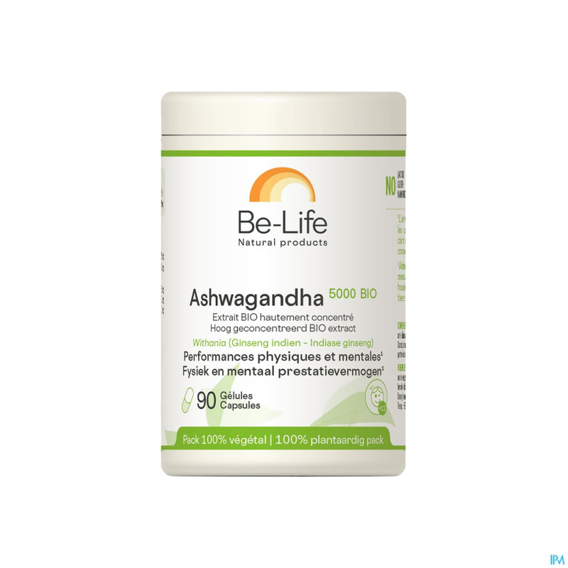 Ashwagandha 5000 bio be life caps 90