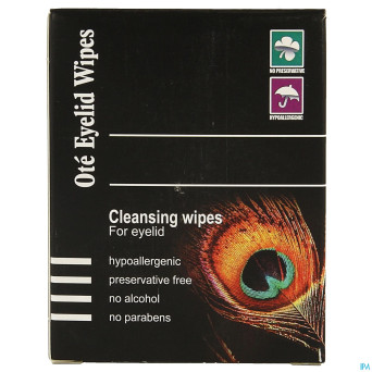 Ote eyelid wipes 15 wipes