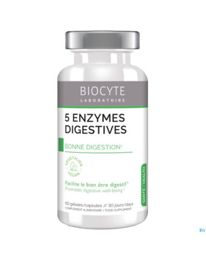 Biocyte 5 enzymes caps 60