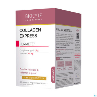 Biocyte collagen express caps 180
