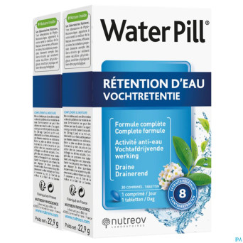 Waterpill retention eau duo comp 2 x 30 blister