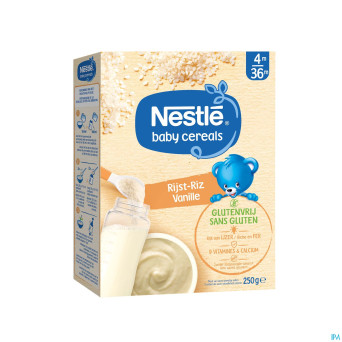 Nestle baby cereals riz vanille s/gluten 250g