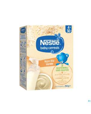Nestle baby cereals riz vanille s/gluten 250g