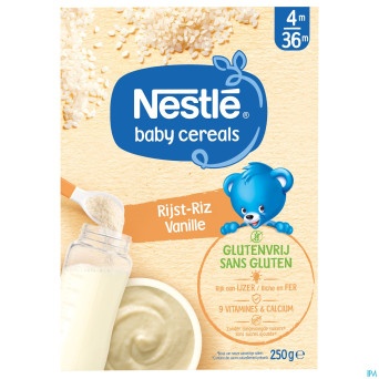 Nestle baby cereals riz vanille s/gluten 250g