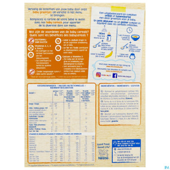 Nestle baby cereals riz vanille s/gluten 250g