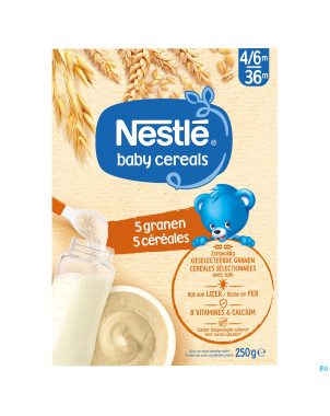 Nestle baby cereals 5 cereales 250g