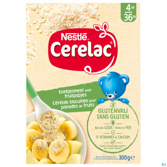 Nestle cerelac cereale biscuitee s/gluten 300g