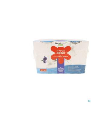 Hyperdrink fruits bois s/lactose    pack 4x200ml