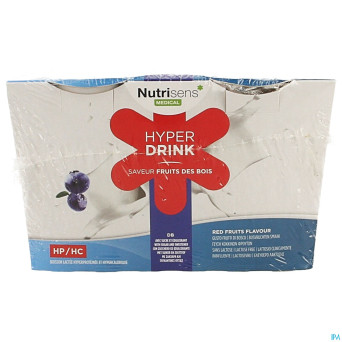 Hyperdrink fruits bois s/lactose    pack 4x200ml