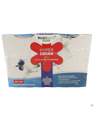 Hyperdrink fruits bois s/lactose    pack 4x200ml