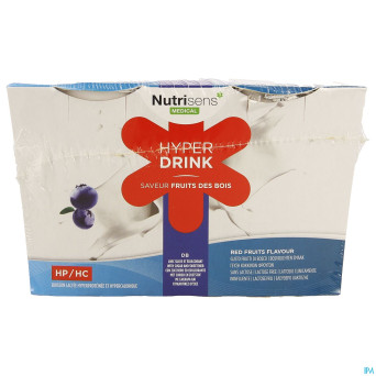 Hyperdrink fruits bois db s/lactose   pack 4x200ml