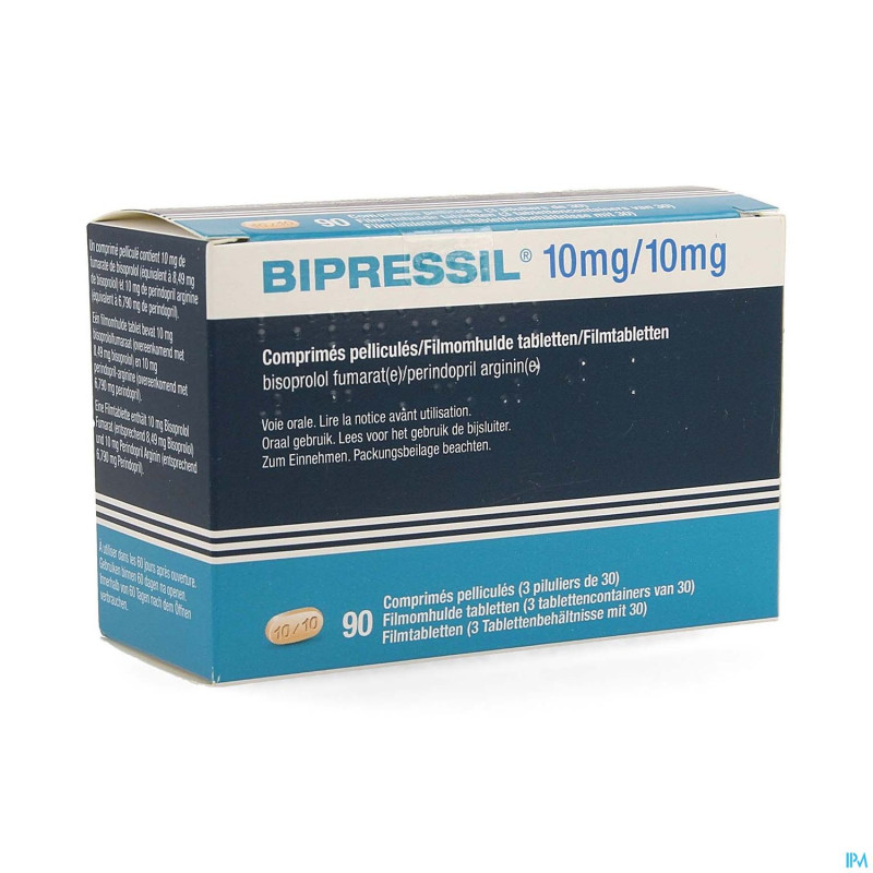 Bipressil 10mg/10mg comp pell  90 pip