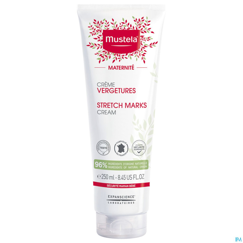 Mustela mat creme vergetures parfum    250ml