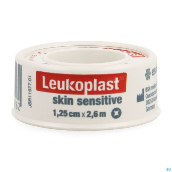 Leukoplast skin sensitive fourreau    1,25cmx2,6m