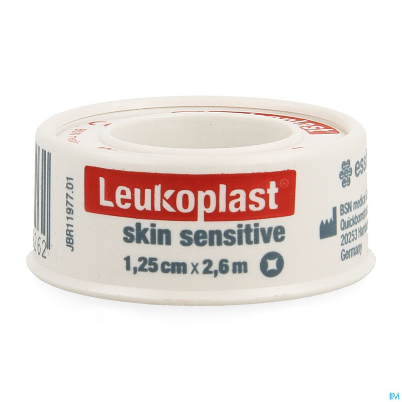 Leukoplast skin sensitive fourreau    1,25cmx2,6m