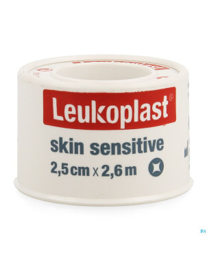 Leukoplast skin sensitive fourreau    2,5cmx2,6m