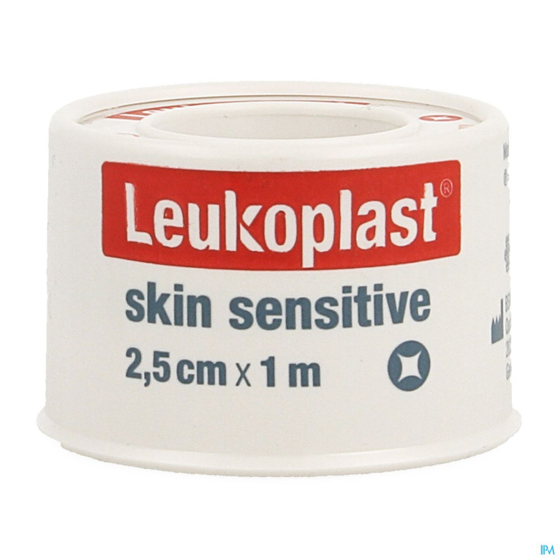 Leukoplast skin sensitive flasque    2,5cmx1,0m