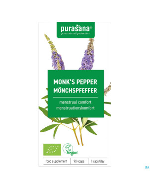 Purasana vegan gattilier 9mg    caps 90 fr-bio-02