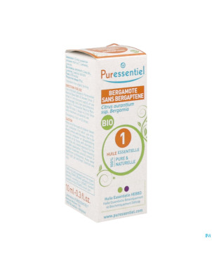 Puressentiel he bergamote s/bergaptene bio 10ml