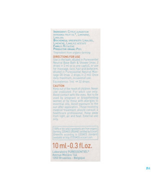 Puressentiel he bergamote s/bergaptene bio 10ml