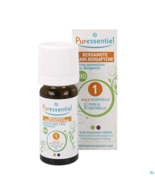 Puressentiel he bergamote s/bergaptene bio 10ml