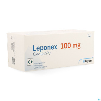Leponex 100mg comp 100
