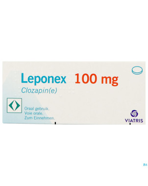 Leponex 100mg comp 100