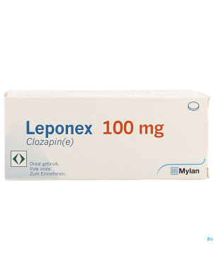 Leponex 100mg comp 100