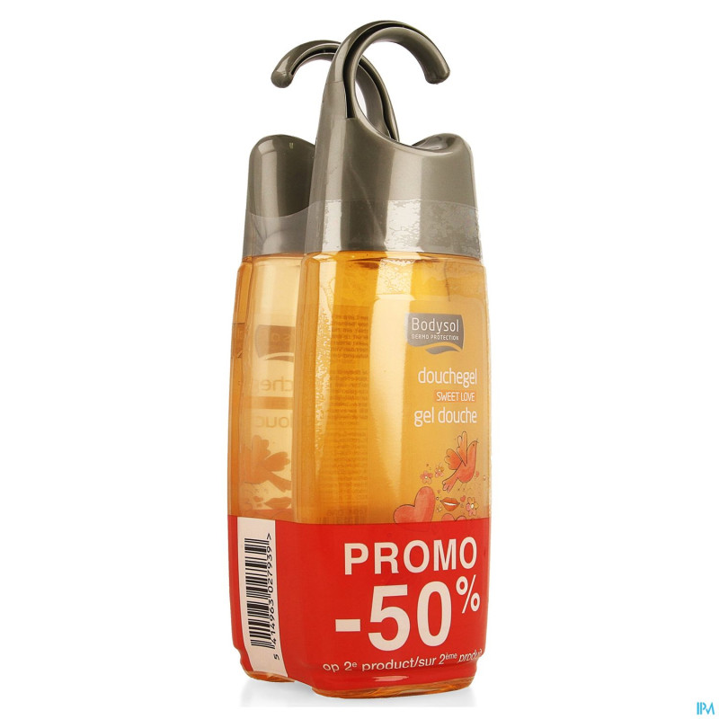 Bodysol kids douche sweet love    2x250ml 2eme-50%