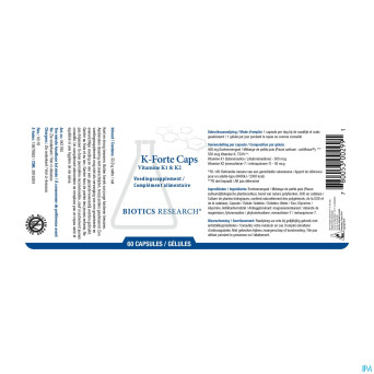 K forte    caps  60