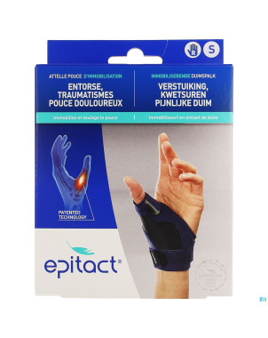 Epitact attelle pouce immobilisation droite s