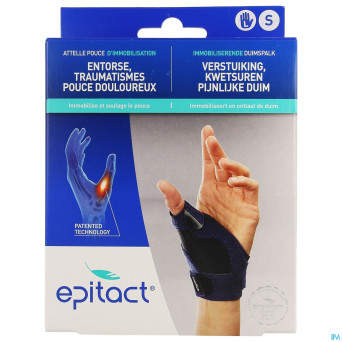 Epitact attelle pouce immobilisation gauche s