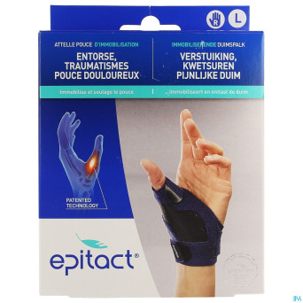 Epitact attelle pouce immobilisation droite l