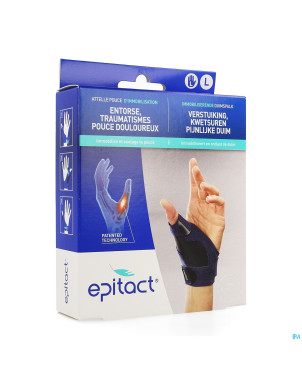 Epitact attelle pouce immobilisation gauche l
